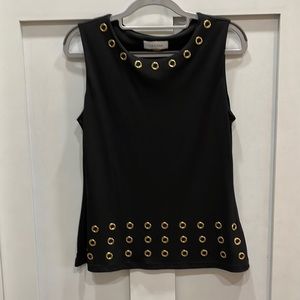 Calvin Klein Black Dressy Top